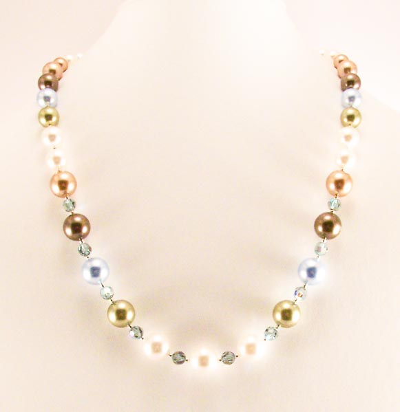 juliette collection - swarovski crystal and crystal pearls