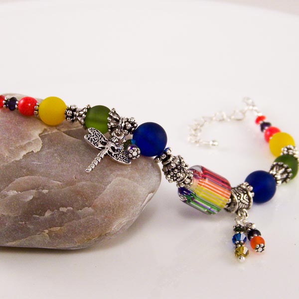 rainbow - david christensen glass, swarovski crystal