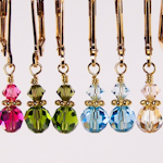 meadow crystal earrings