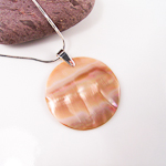 beautiful round shells on beautiful chain